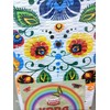 Medvilninės perkalio patalynės komplektas, 200x220 cm antklodės užvalkalas su dviem pagalvių užvalkalais, baltai mėlynas raštas, nereikia lyginti, patvarus audinis, miegamojo tekstilė