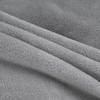 Mikropluošto patalynės komplektas 160x200 cm, minkštas pliušinis meškiuko dizainas, jauki pilka spalva, antklodės ir pagalvių užvalkalai, miegamojo tekstilė