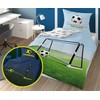 Detexpol Tamsoje šviečianti patalynė 140x200 futbolo aikštės tikslas