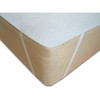 Vandeniui atspari čiužinio apsauga 200x200 cm, medvilnės, poliesterio ir PVC užvalkalas su kampiniais dirželiais, higienai ir gaivumui, neperšlampama paklodė