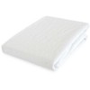 Čiužinio apsauga, vandeniui atsparus higieninis užvalkalas 200x220 cm lovai, baltas PVC laminuotas audinis, apsauga nuo nelaikymo, Oeko-Tex sertifikatas, neperšlampama paklodė