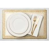 Eurofirany Euro užuolaidos POD / MAJORKA / K+ZŁ 32X52 K+GOLD (X4)