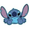 Poduszka dekoracyjna 33x25 Lilo and Stitch mėlyna kształtka przytulanka