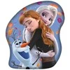 Poduszka dekoracyjna 33x28 Frozen Kraina Lodu Sister Love mėlyna kształtka przytulanka