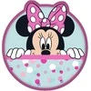 Poduszka dekoracyjna 35 cm Myszka Minnie miętowa rožinė kształtka przytulanka
