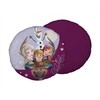 Poduszka dekoracyjna 40 cm Frozen Family 03 violetinė polarowa kształtka przytulanka