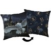 Poduszka dekoracyjna 40x40 Harry Potter Hogwarts grafito JF24