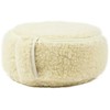 Merino vilnos meditacijos pagalvėlė, užpildyta grikiais, ergonominė atrama, 30 cm x 15 cm, terapinė pagalvė, sėdėjimui