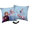Poduszka dziecięca 40x40 Frozen Anna Elsa Olaf frozen mėlyna dekoracyjna