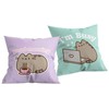 Poduszka dziecięca 40x40 Pusheen Kot violetinė miętowa H1