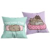 Poduszka dziecięca 40x40 Pusheen Koty miętowa violetinė H1
