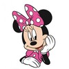 Poduszka kształtka Myszka Mini 34x23 Minnie Mouse 0547 dziecięca