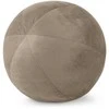 Dekoratyvinė kamuoliuko formos pagalvė Eurofirany GAJA/4, ∅ 24 cm, spalva: tamsaus smėlio