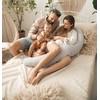 Multitex RELAX LINEN pozicionavimo pagalvė, 190 cm ilgio
