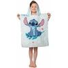 Poncho vaikams 50x115 Lilo and Stitch mėlyna ręcznik su kapturem dziecięcy Jf24