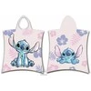 Disney Poncho vaikams 50x115 Lilo and Stitch rožinė ręcznik su kapturem dziecięcy Jf24