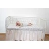 Baby Matex Medvilninė paklodė su elastine juostele 70x140 su gėlėmis vaikiškam loveliui
