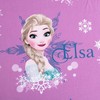 Prześcieradło bawełniane su gumką 90x200 Frozen Anna i Elsa rožinė vaikams JF24