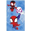 Rankšluostis Ręcznik dziecięcy 30x50 Spidermen mėlyna bawełniany Carbotex