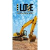 Rankšluostis Ręcznik plażowy 70x140 Koparka 6731 love construction bawełniany