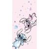Rankšluostis Ręcznik plażowy 70x140 Lilo i Stitch rožinė szybkoschnący