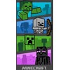 Rankšluostis Ręcznik plażowy 70x140 Minecraft Adventure is an pilka bawełniany frotte dziecięcy