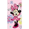Rankšluostis Ręcznik plażowy 70x140 Myszka Mini 0776 Minnie Mouse bawełniany