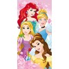 Rankšluostis Ręcznik plażowy 70x140 Princesės Princess rožinė dziecięcy bawełniany Kids25