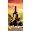Jerry Fabrics Wine Rankšluostis, 70x140 cm