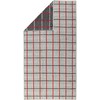 Didelis medvilninis paplūdimio rankšluostis, 80x200 cm, kilpinis audinis, 560 g/m², su pakabinimo kilpa, saunai ir baseinui, antracito raudona spalva, minkštas vonios rankšluostis