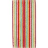 Paplūdimio rankšluostis Stripes 70x180 cm, daugiaspalvis kilpinis audinis, 510 g/m², 100% medvilnė, su pakabinimo kilpa, Oeko-Tex sertifikatas, pirties ir baseino rankšluostis