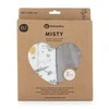 Patalynės komplektas Petite&amp;Mars Misty - bambuko muslino vytinys, 2 rinkinys | Pilka