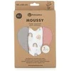 Petite&amp;Mars Moussy - bambukinės sauskelnės, rinkinys iš 3 | Rožių vaivorykštės