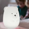 Nattou - silikoninė LED naktinė lempa | Meškiukas 16 cm