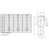 Vaflinis medvilninis chalatas, garstyčių spalvos, lengvas chalatas, SPA ir sveikatingumo chalatas, unisex medvilninis kimono, vonios chalatas