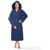 Medvilninis frotinis chalatas su gobtuvu, unisex viešbučio stiliaus chalatas, 450 g/m² sugerianti medvilnė, kelių ilgio namų chalatas, minkštas vonios chalatas