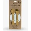 Petite&amp;Mars Take&amp;Match - maistiniai silikoniniai stalo įrankiai | Intensyvi ochra