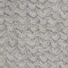 Eurofirany Sidabrinė užuolaida 135x250 cm, su moherio siūlų detalėmis ir metalinėmis kilpomis, moderni poliesterio langų uždanga, stilingas namų dekoras