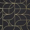 Eurofirany JUNGIKLIS ZAS/EVI/Juodas+GOLD 140X250
