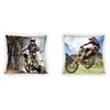 MCU Užvalkalas bawełniana 40x40 Cross motocykl smėlio sp. mėlyna dvipusė Faro