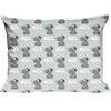 Bez Marki Kids' Cotton Pillowcase 50x60 cm Kids 24 - Bears (Pilkas Mėlyna)
