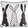 Eurofirany CHP/SPRING/Juodas/4 45X45 Juodas+Baltas VELVET