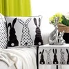 Eurofirany CHP/SPRING/Juodas/4 45X45 Juodas+Baltas VELVET