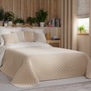 Velveto lovatiesė VELVI LIGHT BEIGE, 220x240 cm
