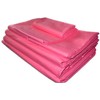 Rožinis medvilninis antklodės įdėklas, 160x200 cm, vaškuota apdaila, nepraleidžiantis pūkų, 185 g/m², standartiniams užvalkalams, patalynės užpildas