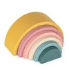 Petite&amp;Mars Rainbow - žaislas, silikoninė dėlionė | Intensyvi ochra