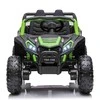 Ramiz Dvivietis elektromobilis UTV Buggy Racing 4x4, Žalias