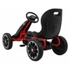 Ramiz ABARTH pedalinis kartingas vaikams Juodas + EVA ratai + Rankinis stabdis + Laisvasis ratas