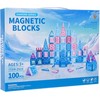 Magnetinių blokelių rinkinys ICE SNOW 100 vnt