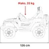 Vaikiškas elektrinis Jeep Wrangler Rubicon 12V su LED šviesomis ir muzika